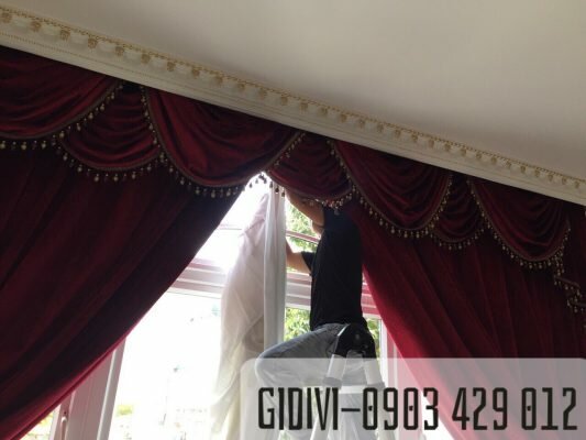 Dịch vụ giặt rèm cửa tại nhà, chăm sóc đồ dùng gia đình