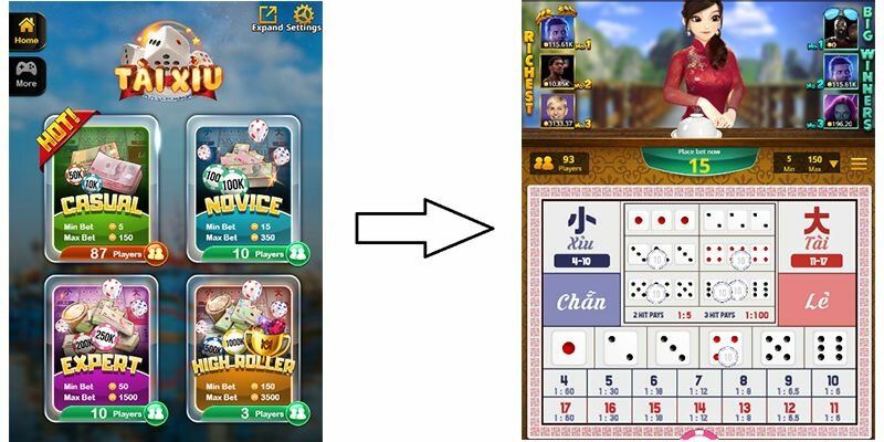 TOP 5 game xóc đĩa ăn tiền thật đáng chơi nhất 2021