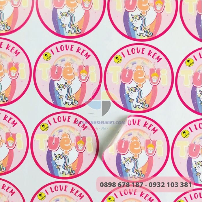 In sticker ở đâu tốt nhất? Hãy đến với In Nhanh Siêu Việt
