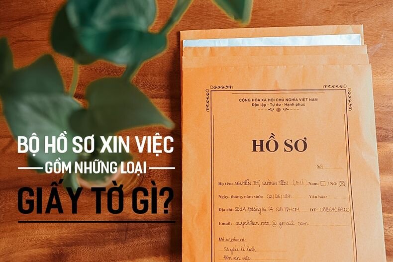 Giải đáp thắc mắc chung: Bộ hồ sơ xin việc gồm những gì?