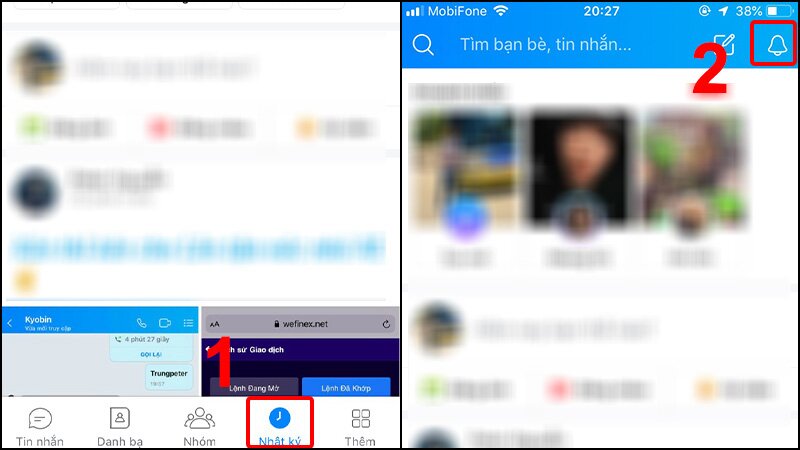 Xóa thông báo nhật ký mới trên Zalo như thế nào