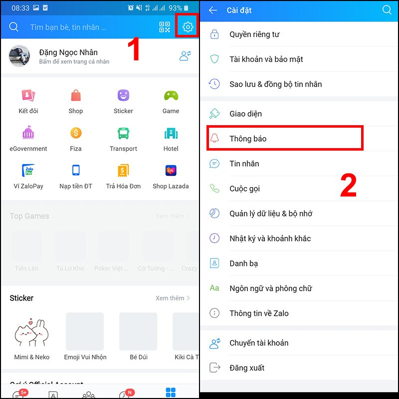 Xóa thông báo nhật ký mới trên Zalo như thế nào