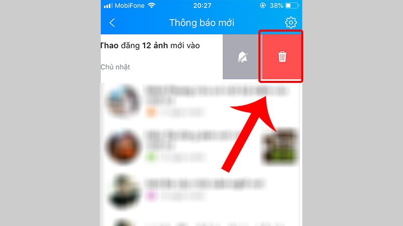 Xóa thông báo nhật ký mới trên Zalo như thế nào