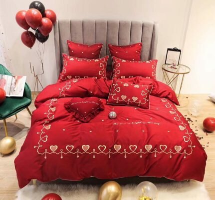 Top các mẫu chăn ga cưới đẹp và sang trọng cho các cặp đôi năm 2022