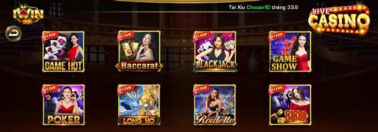 Kiếm tiền khủng từ Baccarat trong Live Casino IWIN