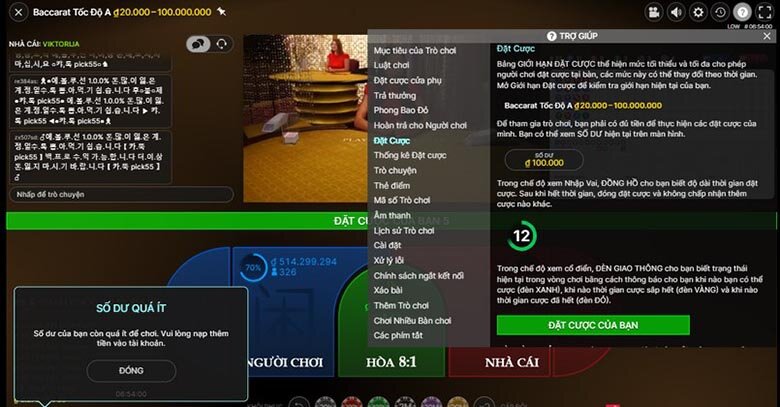 Kiếm tiền khủng từ Baccarat trong Live Casino IWIN