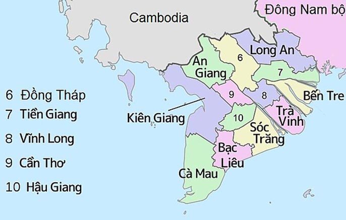 Giải đáp thắc mắc: “Miền Tây có bao nhiêu tỉnh” cùng bạn đọc 