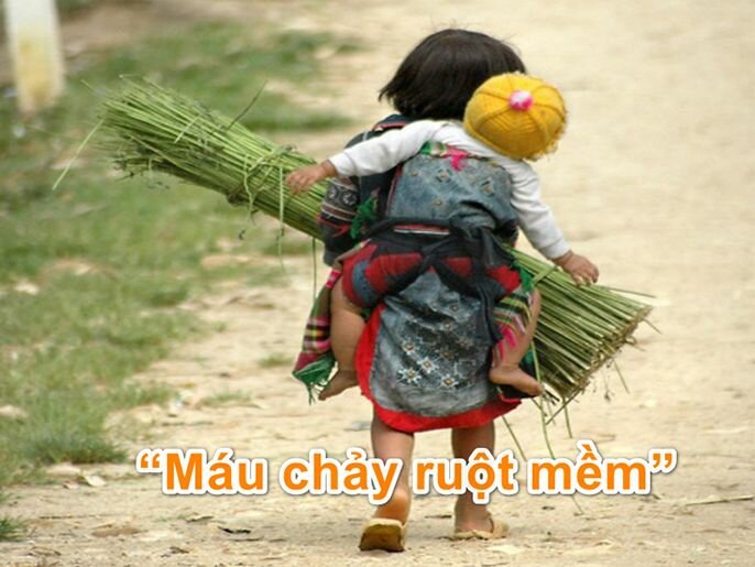 Giải thích thành ngữ: máu chảy ruột mềm nghĩa là gì?